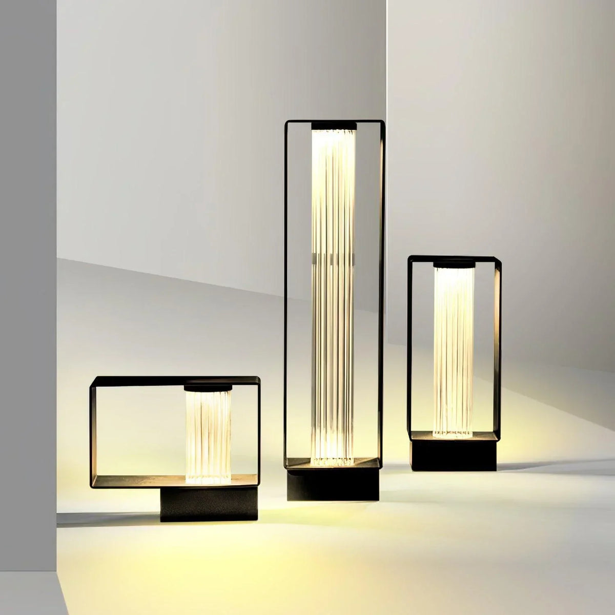 Frame Acrylic Outdoor Post Lamp Steel – Steel detail 13