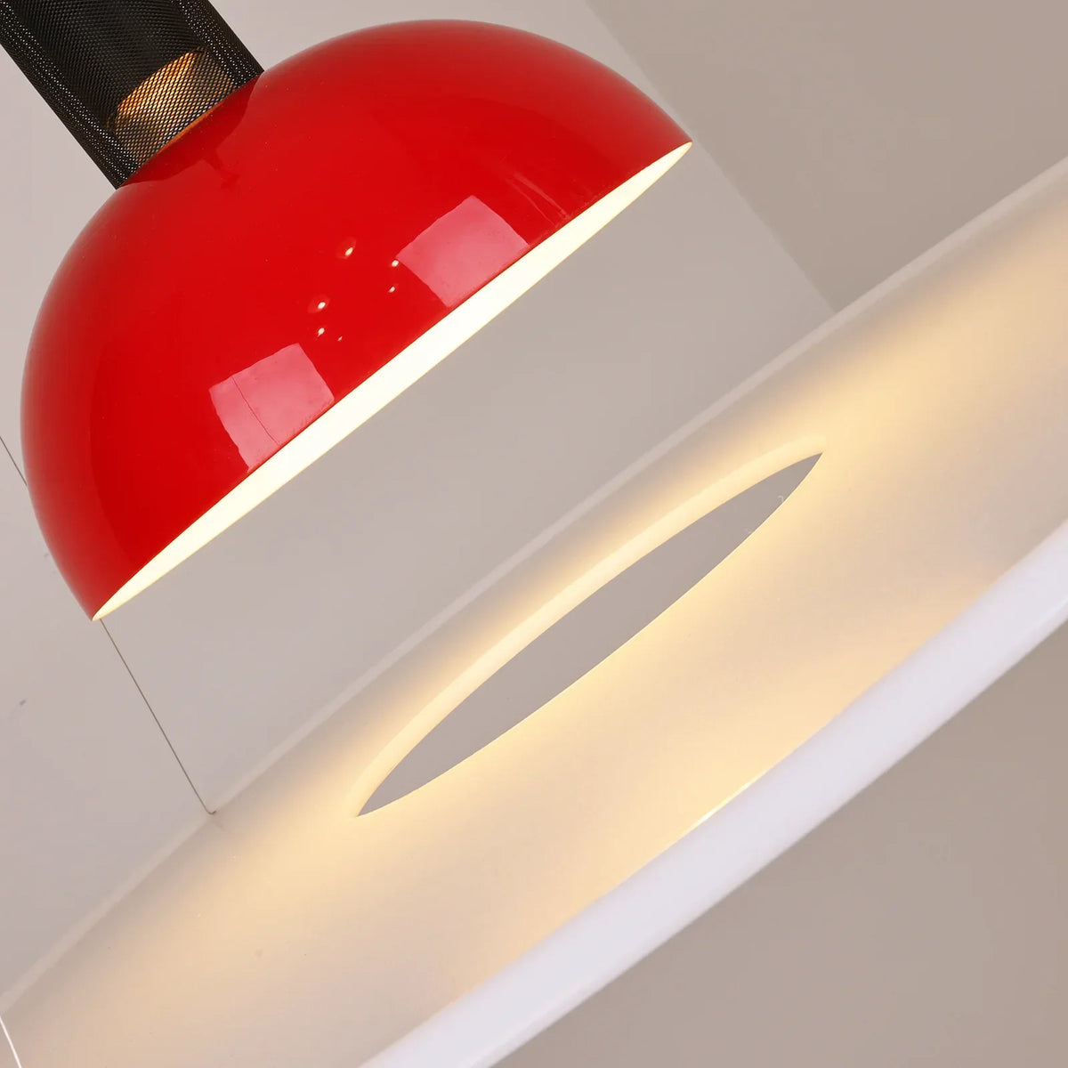 Frisbi Acrylic Disc Steel Pendant Light – Steel detail 31