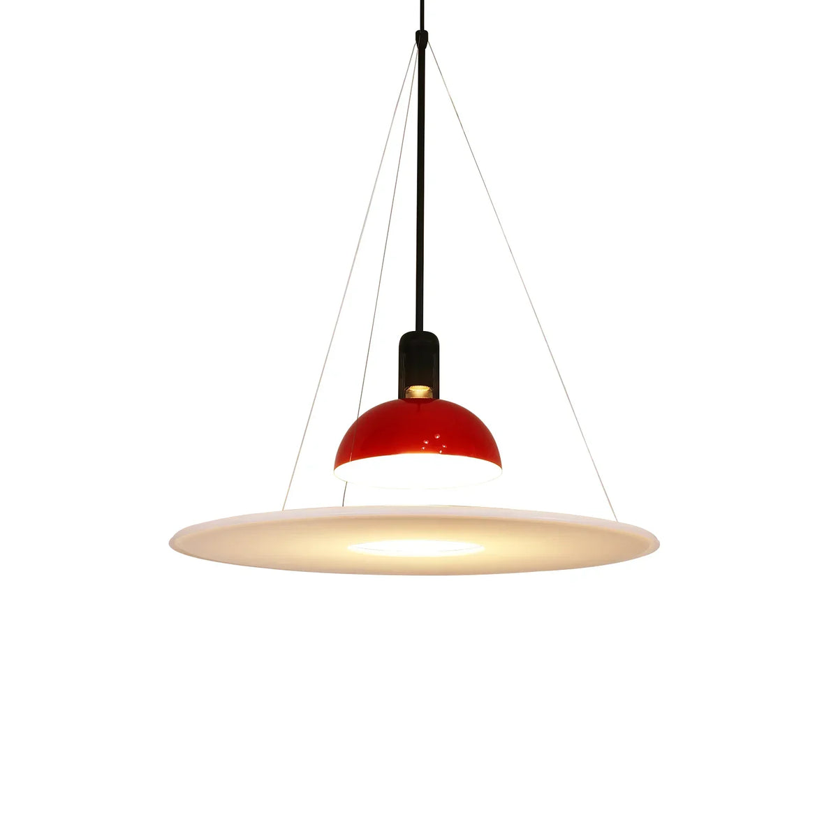 Frisbi Acrylic Disc Steel Pendant Light – Steel detail 39