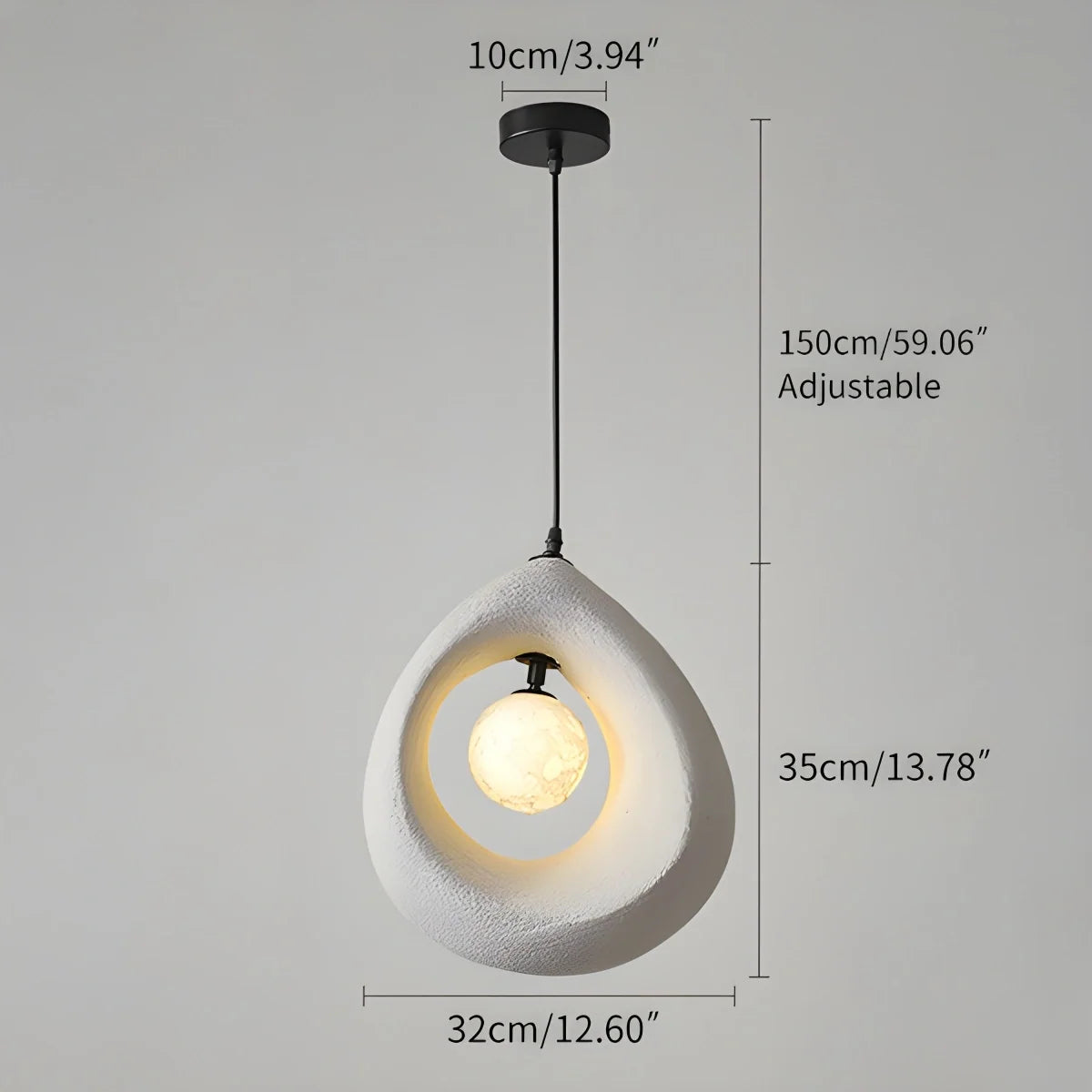 Circular Wabi Sabi Pendant Light Modern Lighting – detail 14
