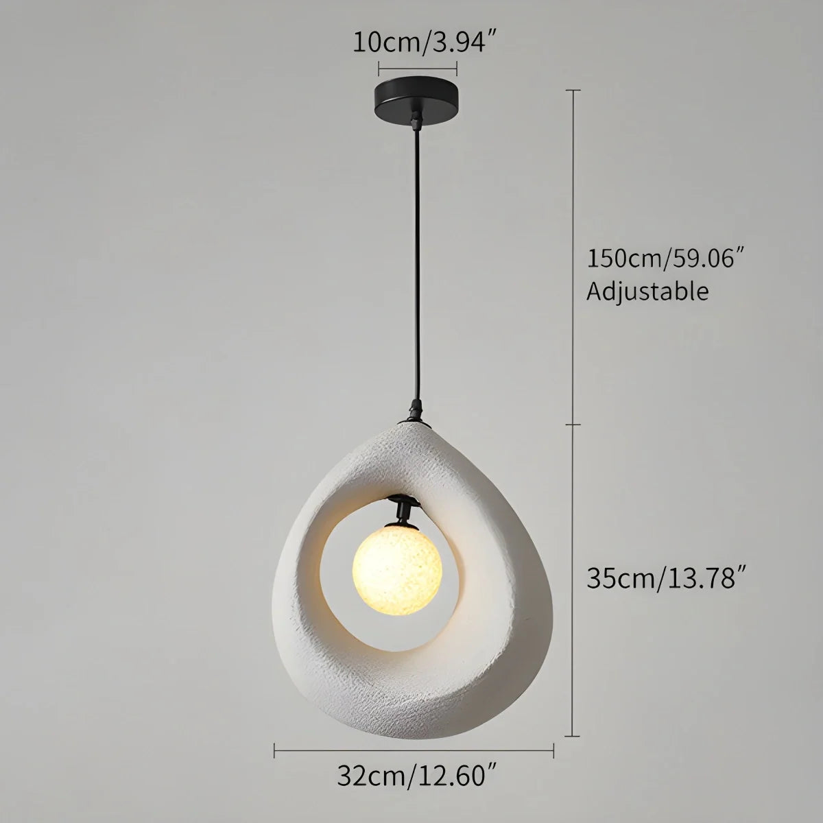 Circular Wabi Sabi Pendant Light Modern Lighting – detail 16