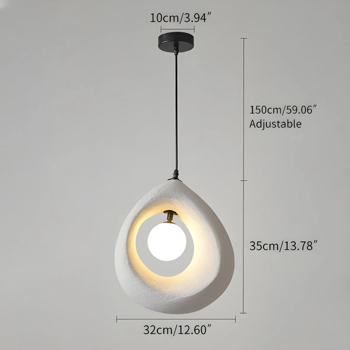 Circular Wabi Sabi Pendant Light Modern Lighting – detail 18