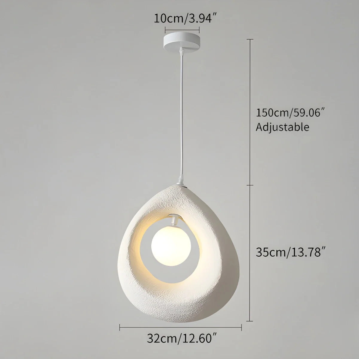 Circular Wabi Sabi Pendant Light Modern Lighting – detail 8