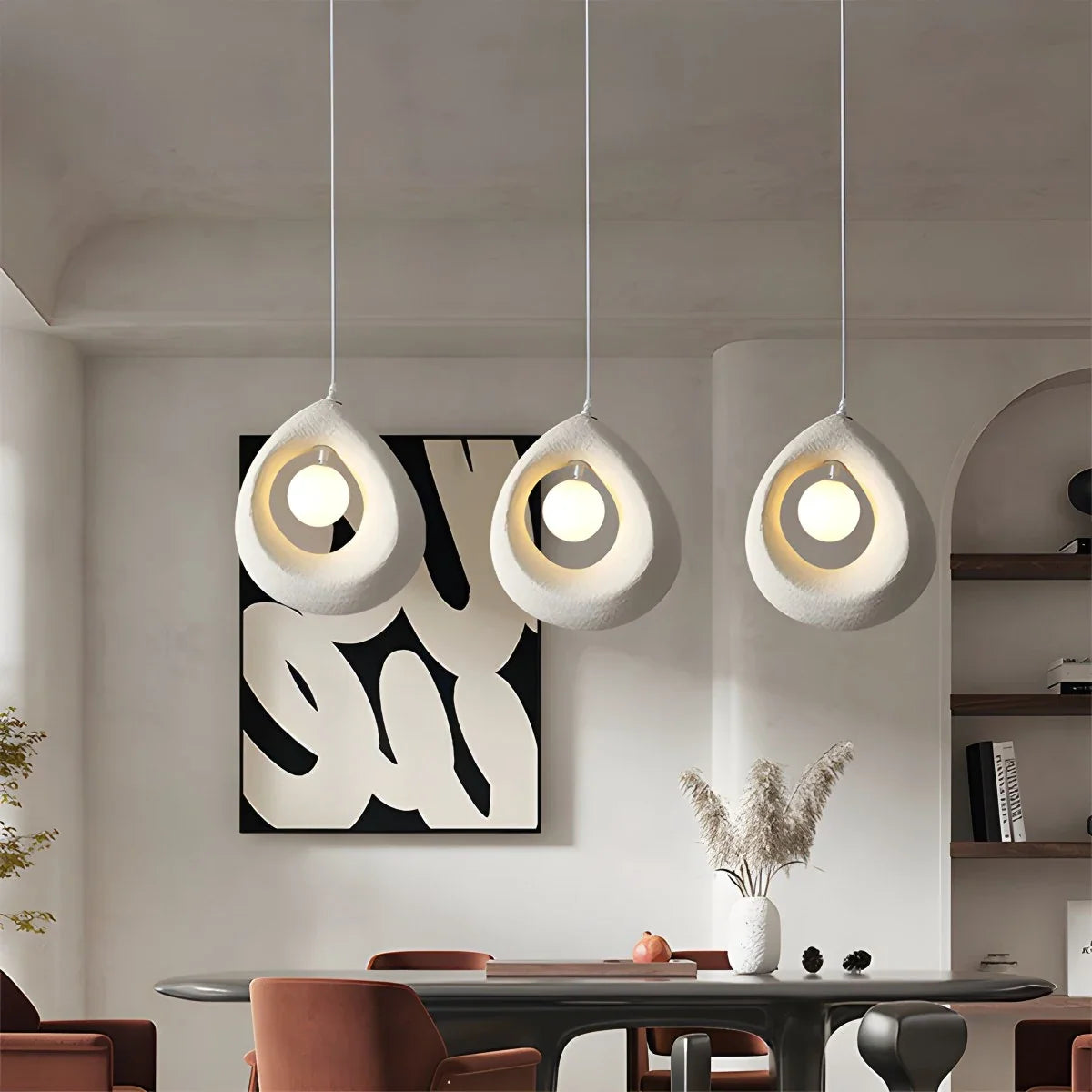 Circular Wabi Sabi Pendant Light Modern Lighting – detail 2
