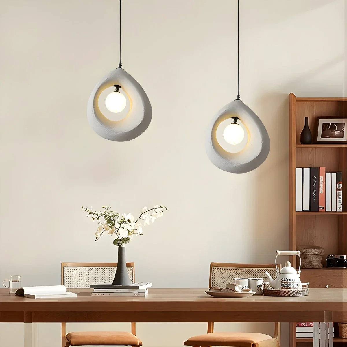 Circular Wabi Sabi Pendant Light Modern Lighting – detail 24