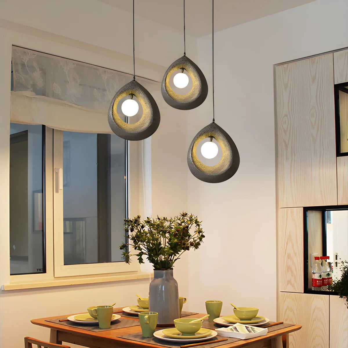 Circular Wabi Sabi Pendant Light Modern Lighting – detail 34