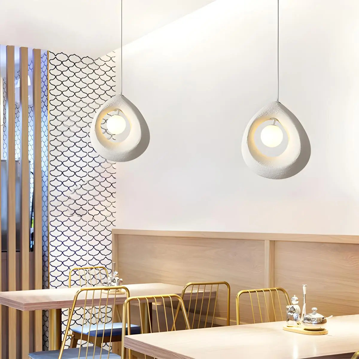 Circular Wabi Sabi Pendant Light Modern Lighting – detail 12