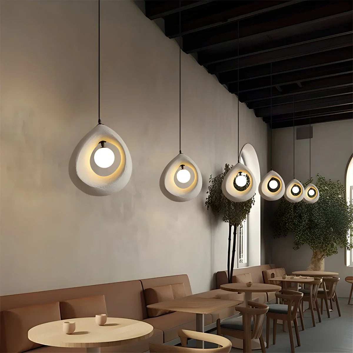 Circular Wabi Sabi Pendant Light Modern Lighting – detail 20