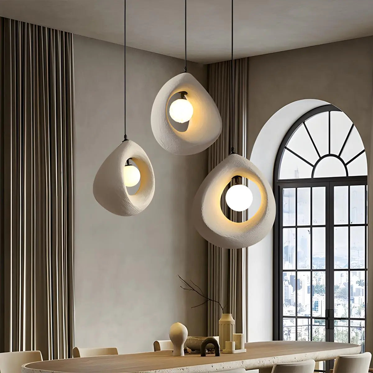 Circular Wabi Sabi Pendant Light Modern Lighting – detail 21