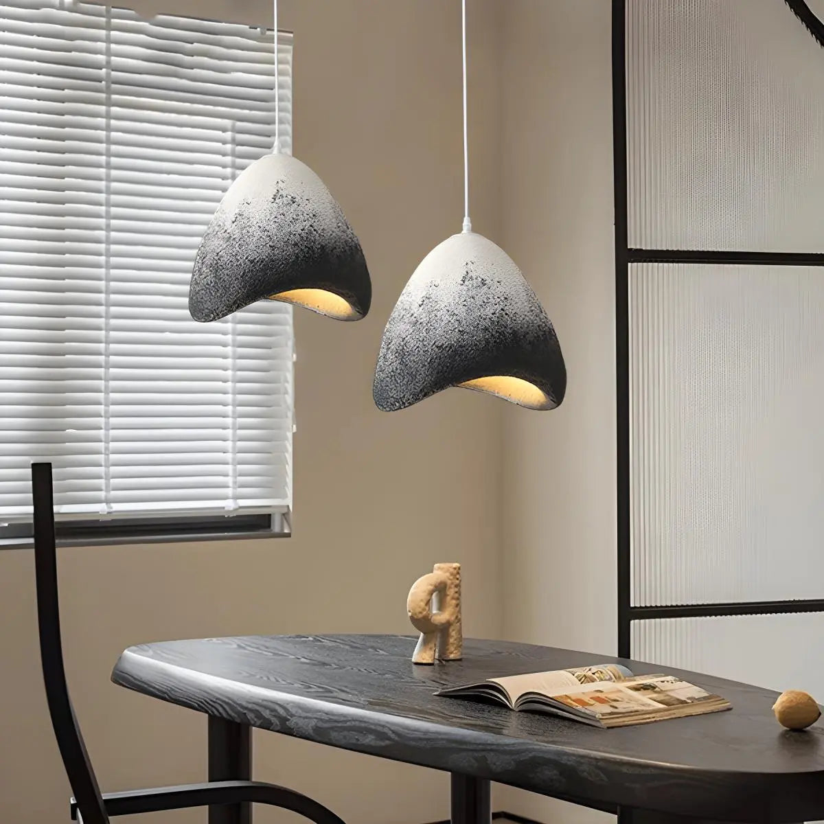 Japanese Style Bird's Nest Shape Pendant Light – detail 22