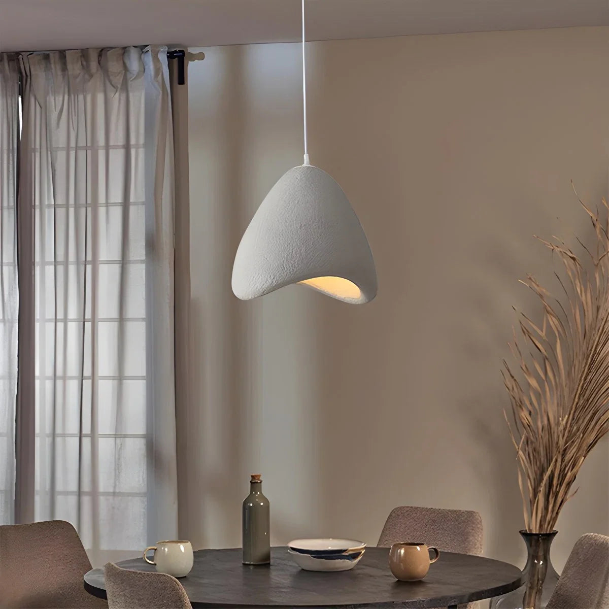 Japanese Style Bird's Nest Shape Pendant Light – detail 11