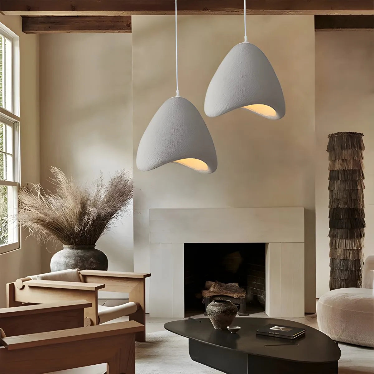 Japanese Style Bird's Nest Shape Pendant Light – detail 14