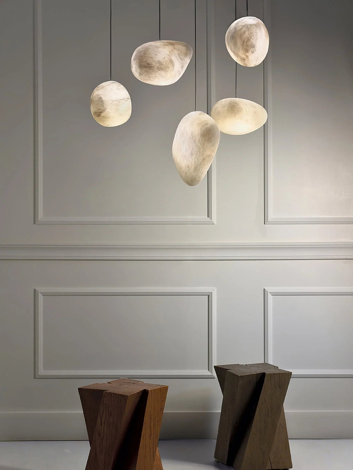 Pebble Alabaster Pendant Lamp – Alabaster detail 18