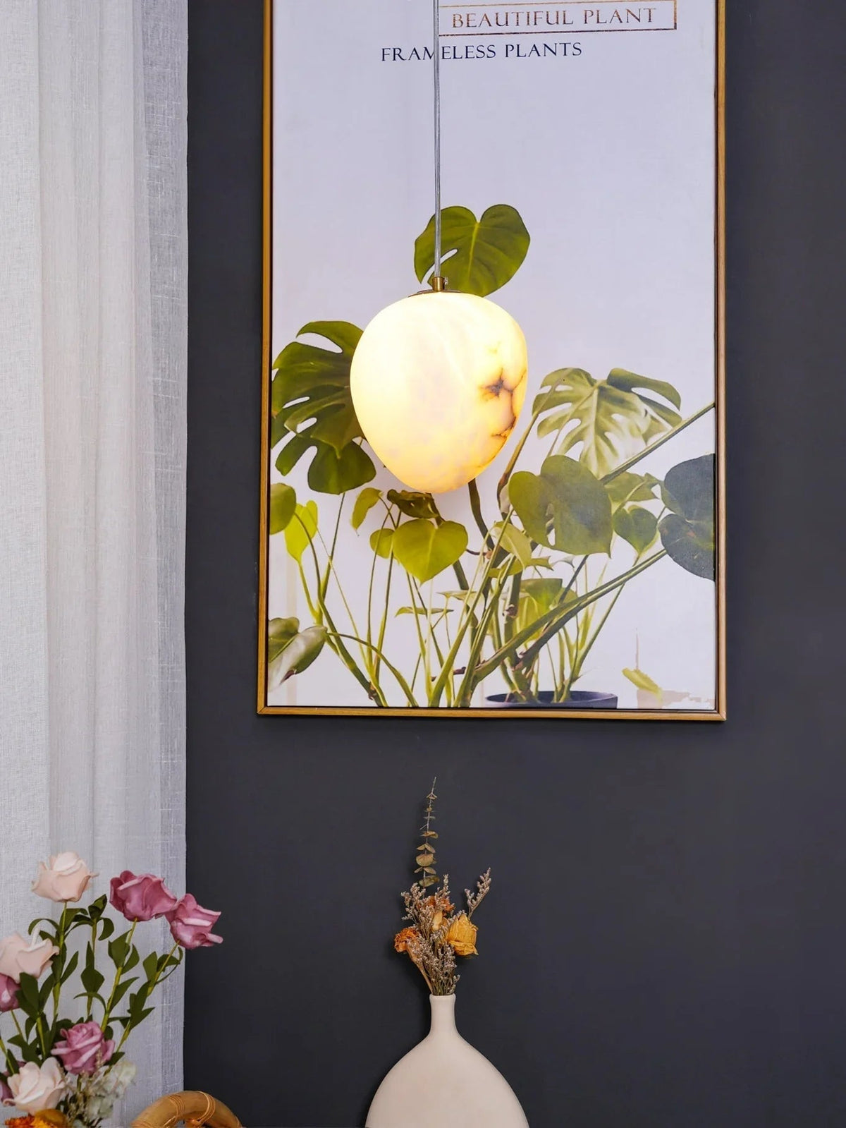 Pebble Alabaster Pendant Lamp – Alabaster detail 12