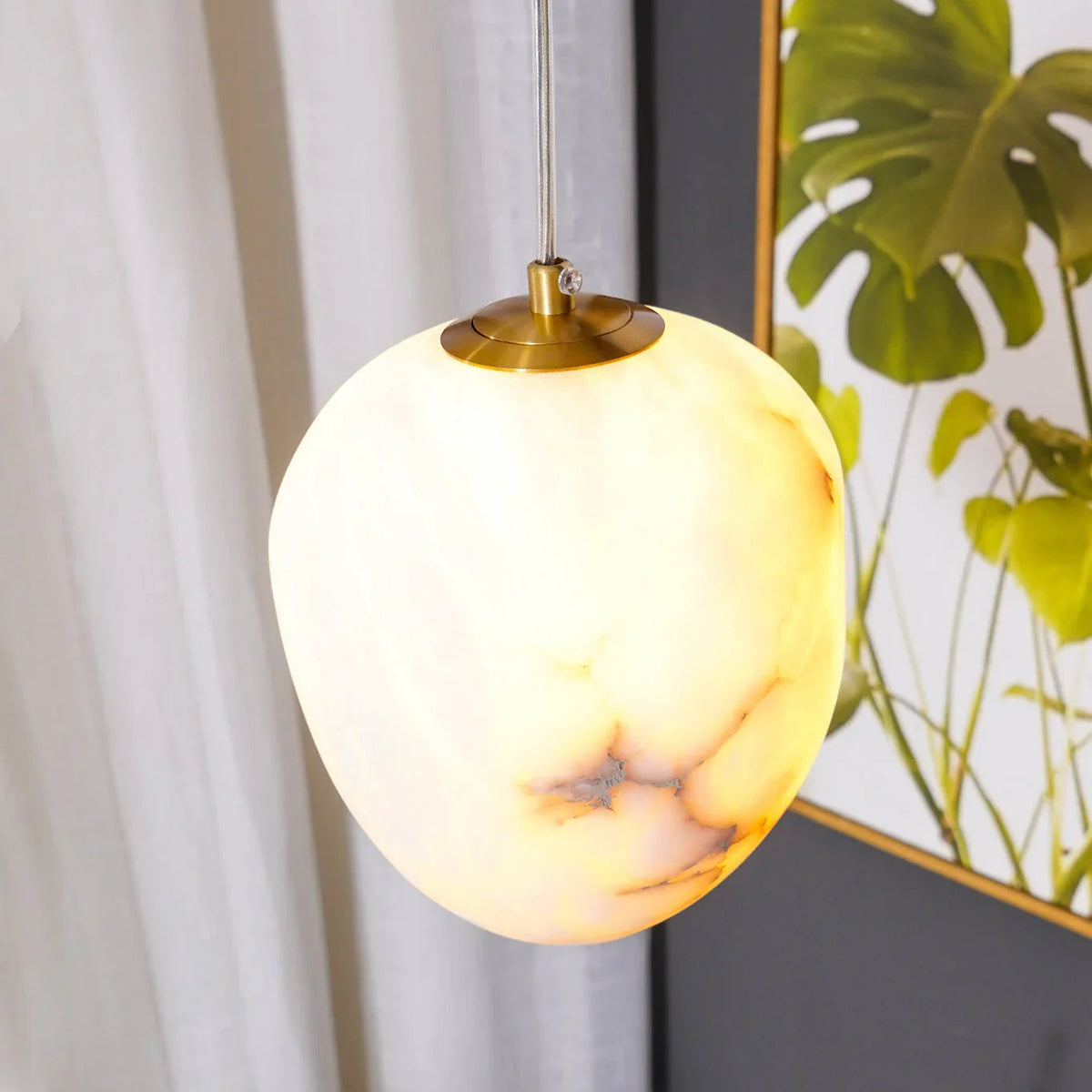Pebble Alabaster Pendant Lamp – Alabaster detail 23