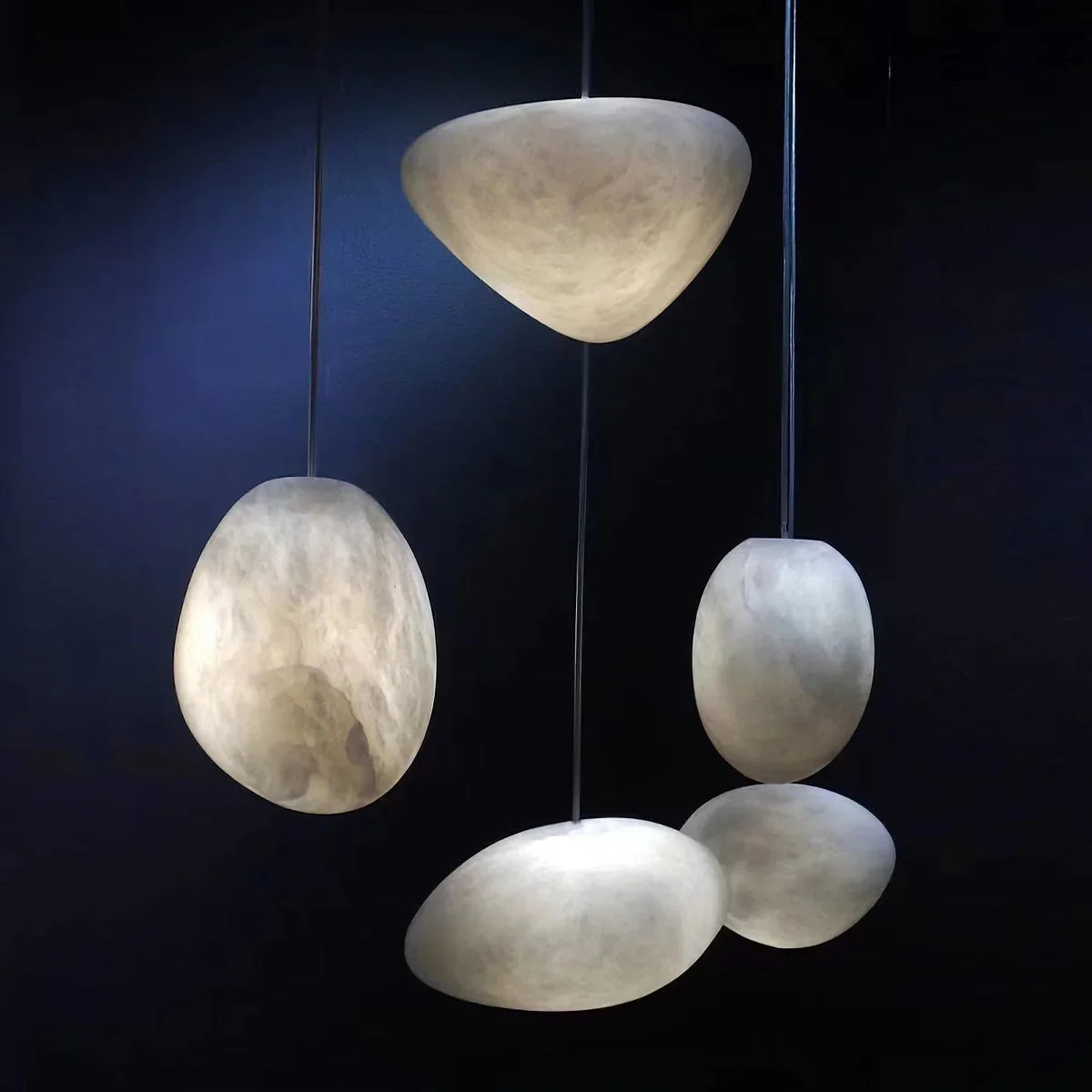 Pebble Alabaster Pendant Lamp – Alabaster detail 8