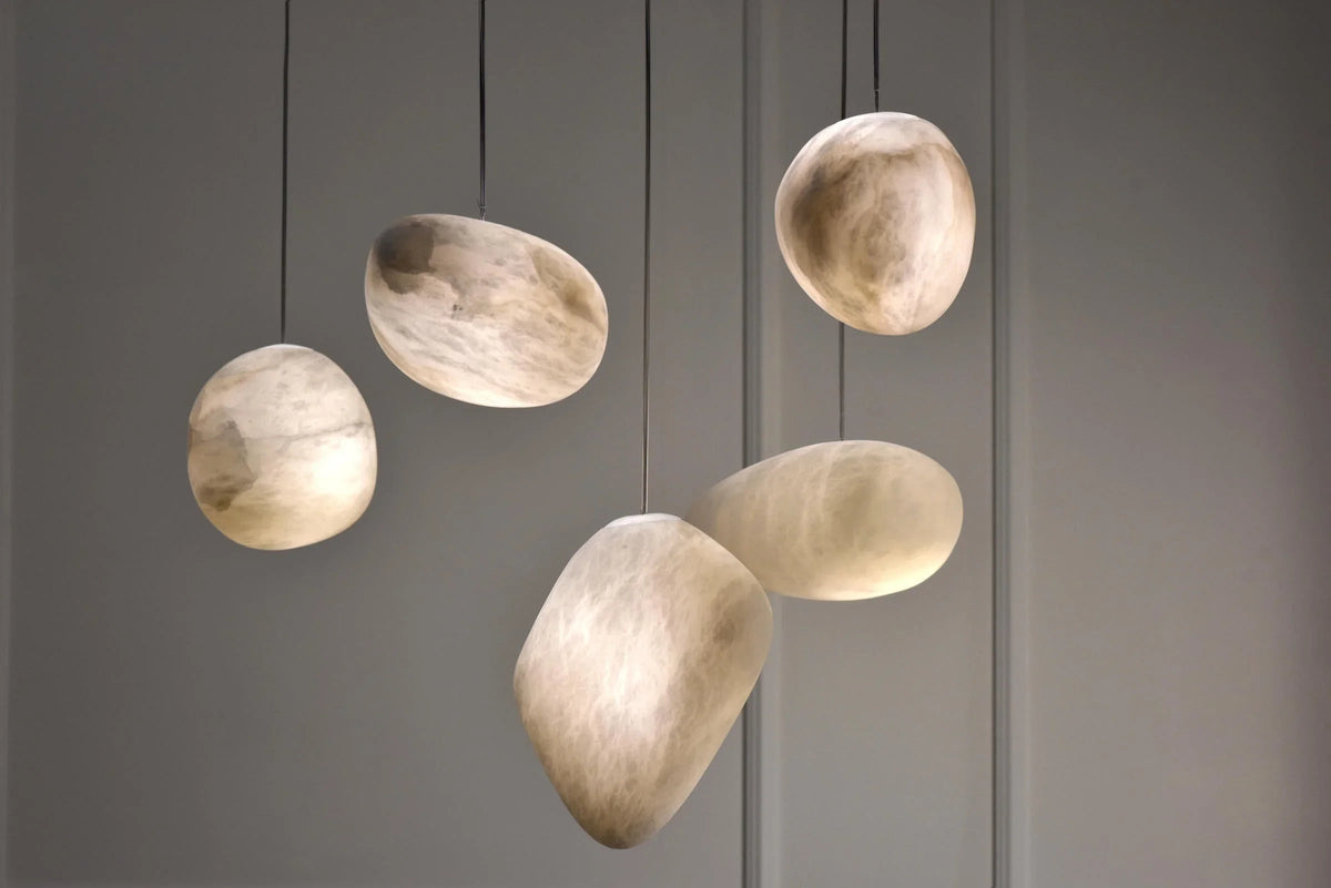 Pebble Alabaster Pendant Lamp – Alabaster detail 16