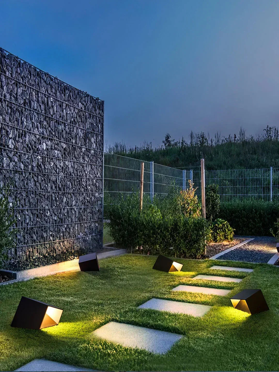 Garden Decoration Cube Outdoor Steel Light – Steel detail 11