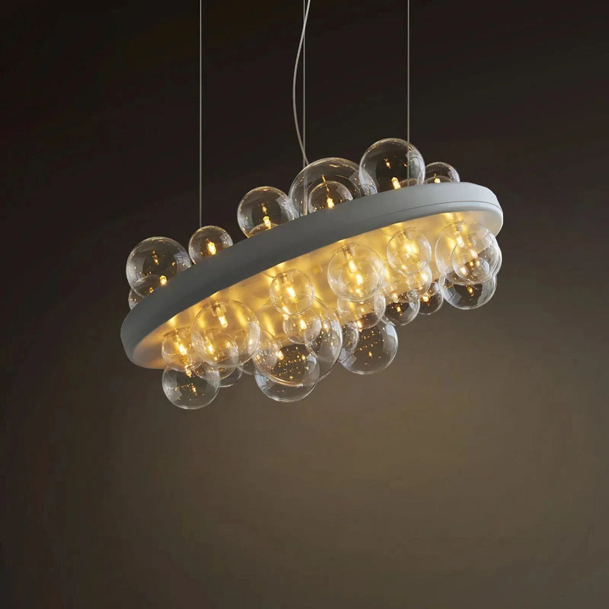 Gienah Ceiling Glass Chandelier – Glass detail 8