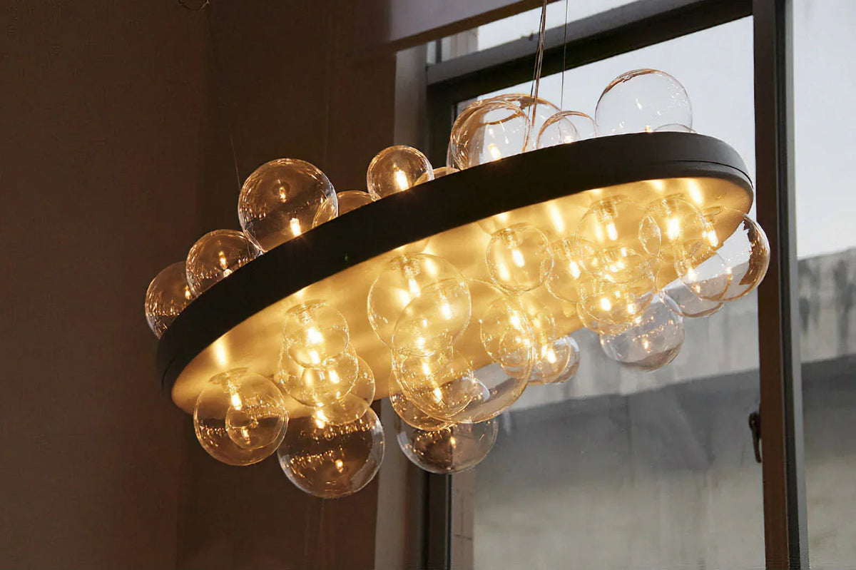 Gienah Ceiling Glass Chandelier – Glass detail 22