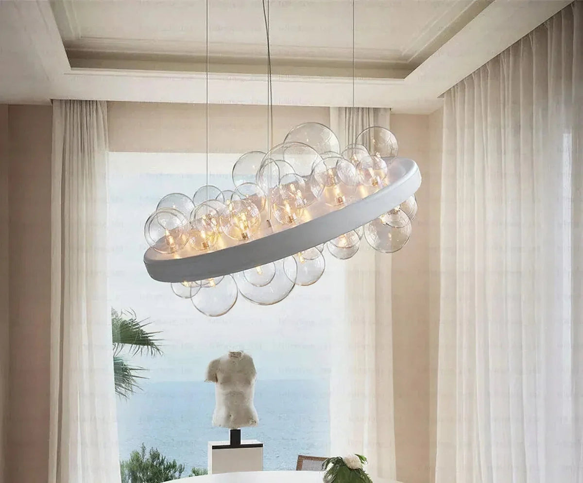 Gienah Ceiling Glass Chandelier – Glass detail 19