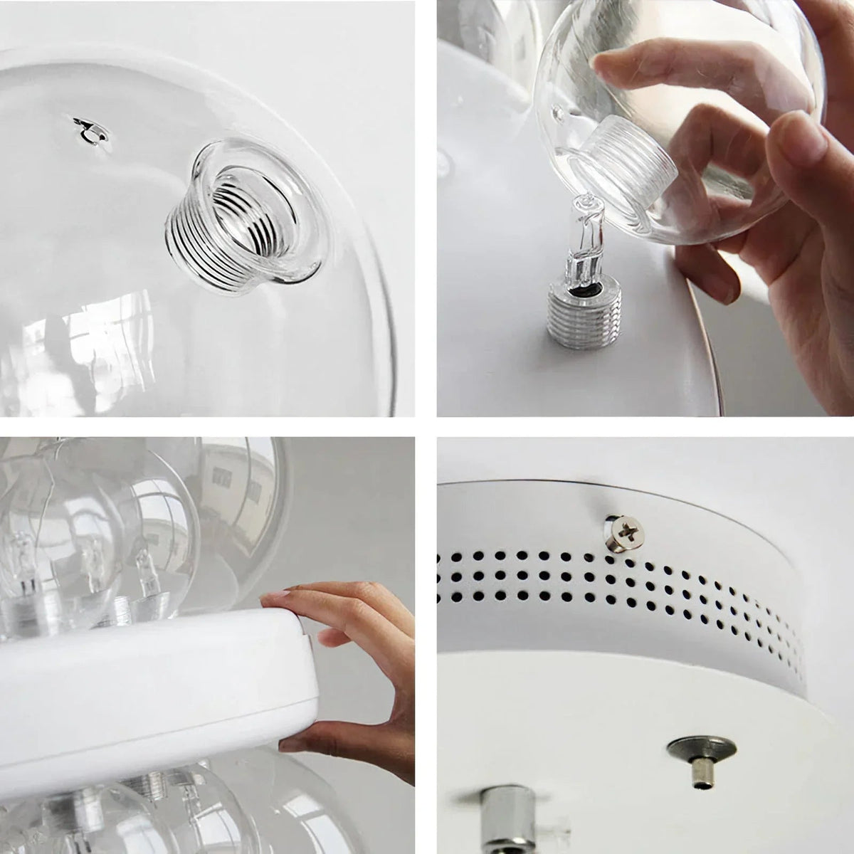 Gienah Ceiling Glass Chandelier – Glass detail 11