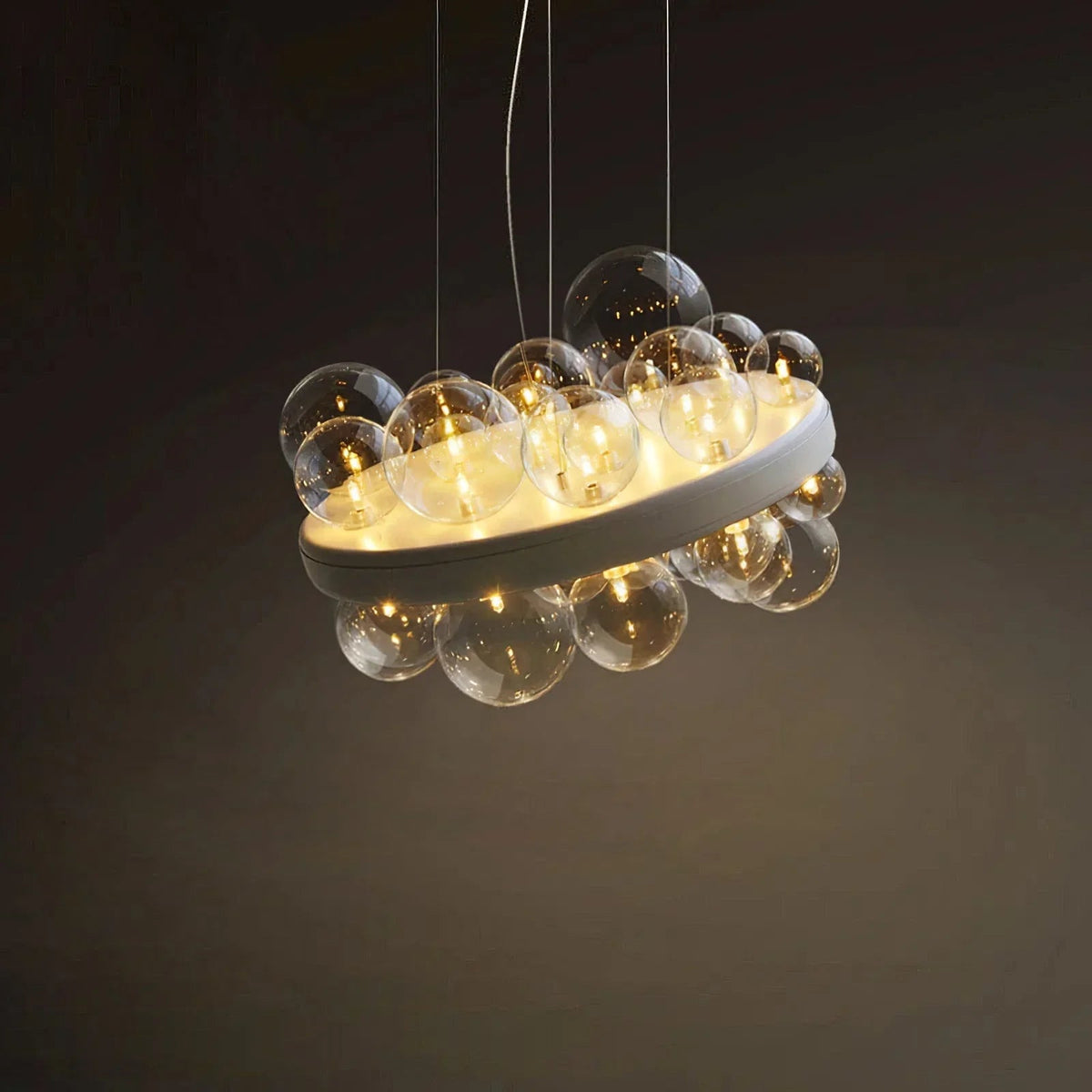 Gienah Ceiling Glass Chandelier – Glass detail 9