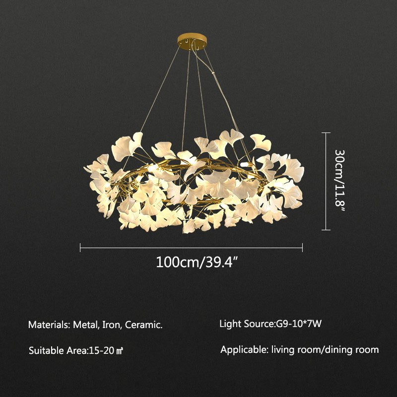 Ginkgo Chandelier-C Hanging Light Fixtures – detail 13
