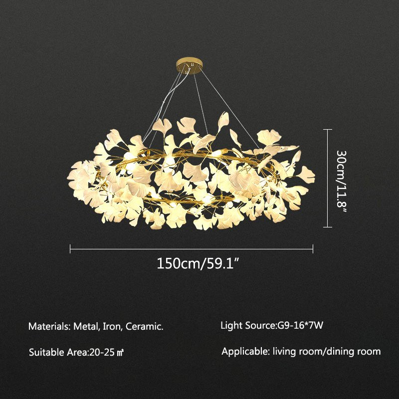 Ginkgo Chandelier-C Hanging Light Fixtures – detail 15