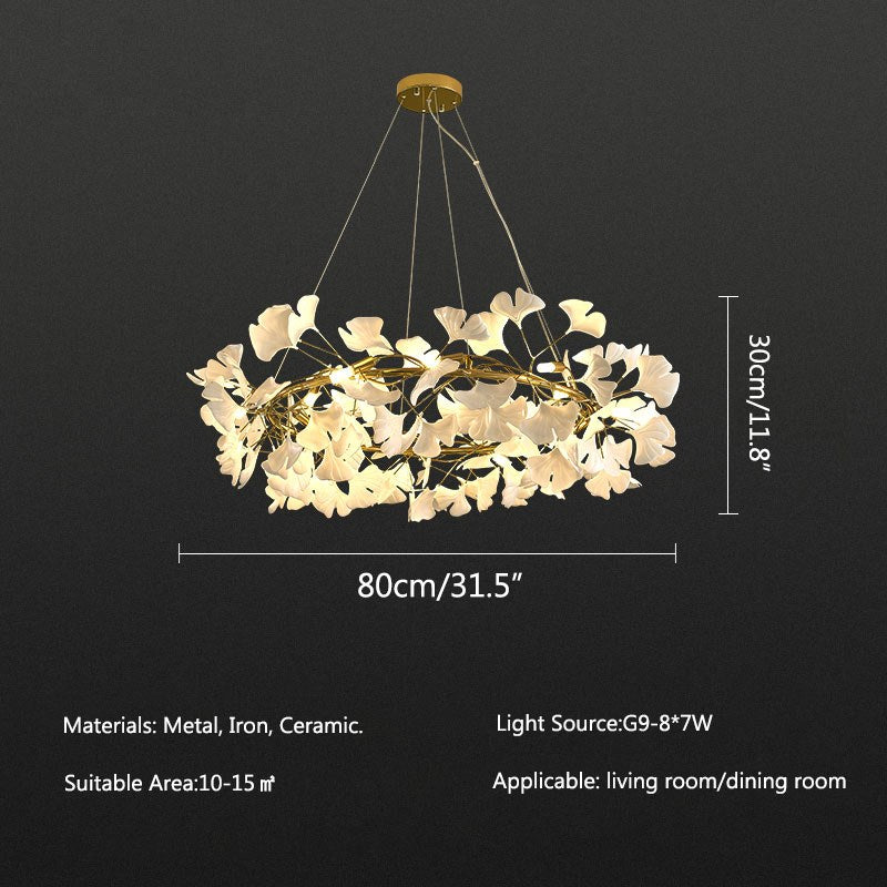 Ginkgo Chandelier-C Hanging Light Fixtures – detail 12