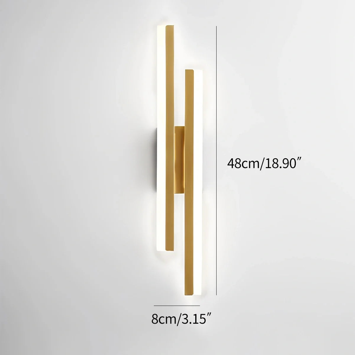 Alana Minimalist H-Shaped Wall Lamp – detail 20