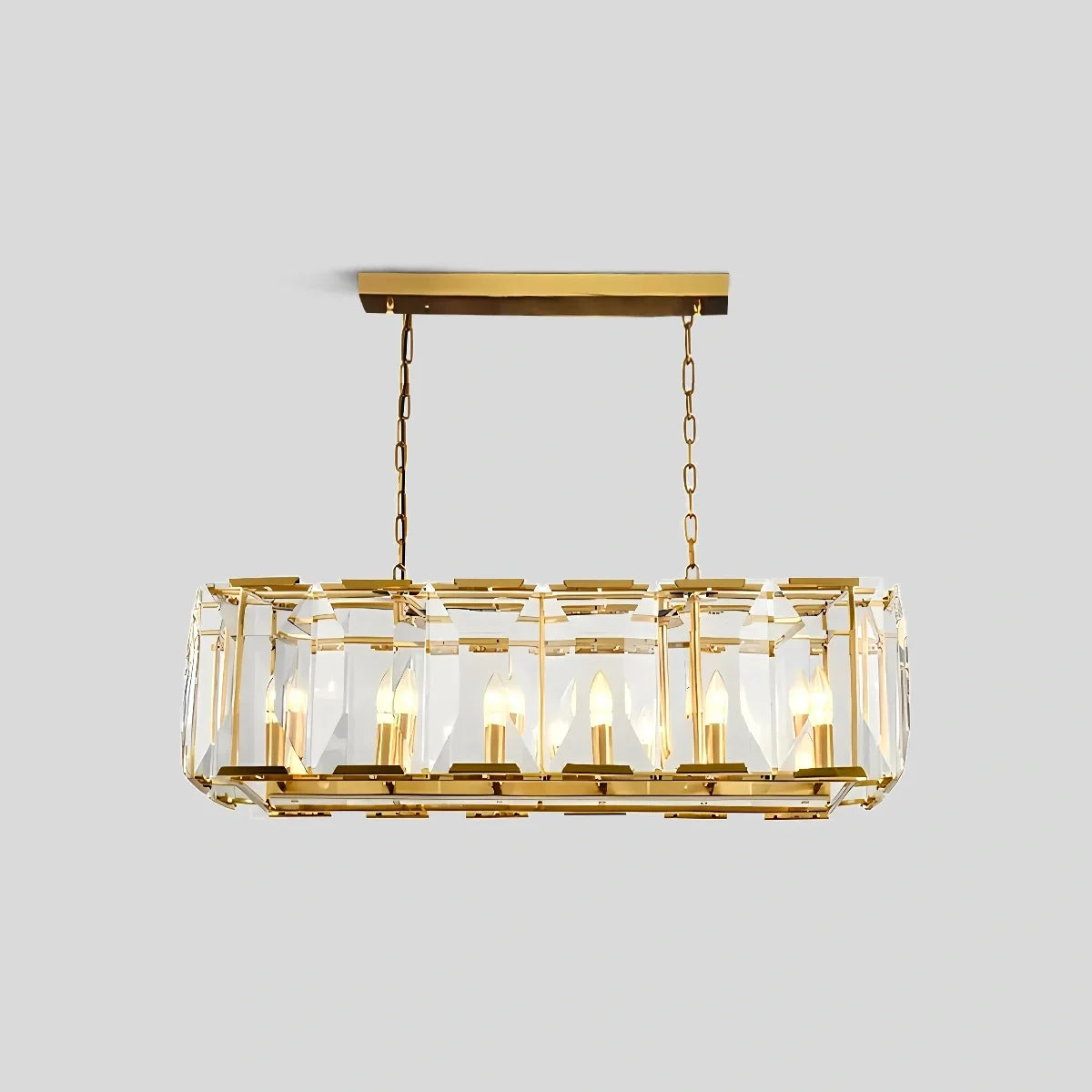 Rectangular Glass Chandelier – Glass detail 3