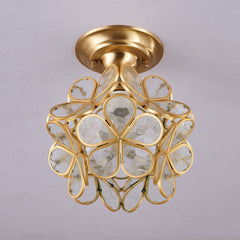 Golden Bloom Ceiling Light