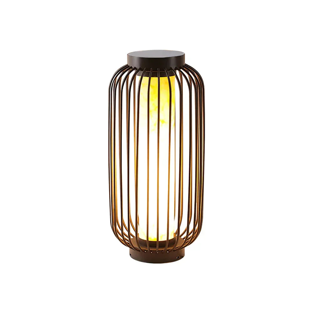 Birdcage Graydon Outdoor Alabaster Table Lamp