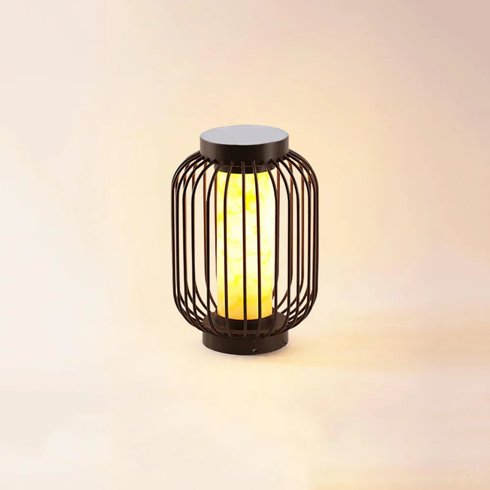 Birdcage Graydon Outdoor Alabaster Table Lamp – Alabaster detail 15