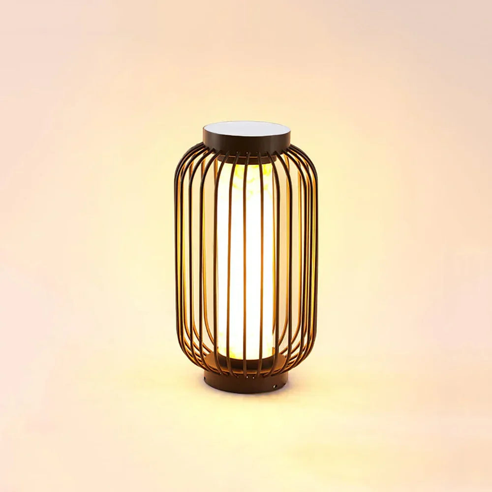 Birdcage Graydon Outdoor Alabaster Table Lamp – Alabaster detail 17