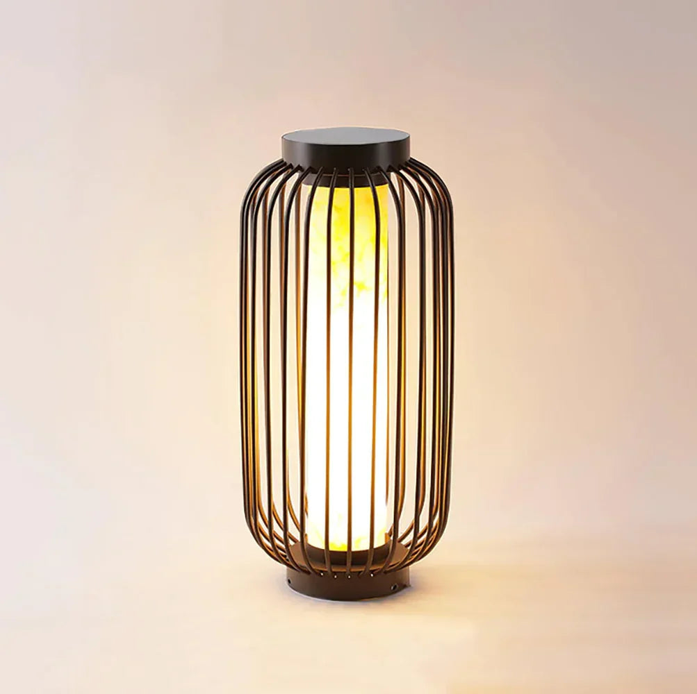 Birdcage Graydon Outdoor Alabaster Table Lamp – Alabaster detail 19