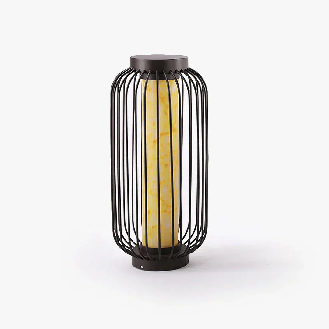 Birdcage Graydon Outdoor Alabaster Table Lamp – Alabaster detail 20