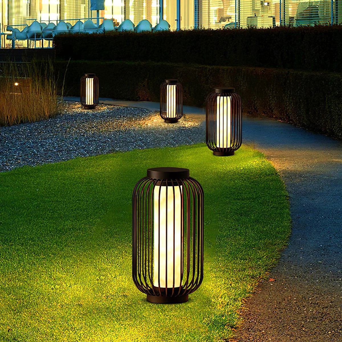 Birdcage Graydon Outdoor Alabaster Table Lamp – Alabaster detail 5