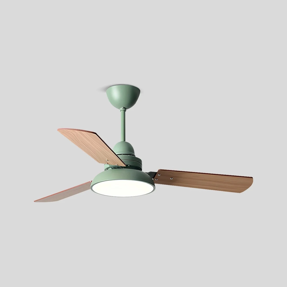 Modern Minimalist Three Leaf Ceiling Fan Light – detail 3