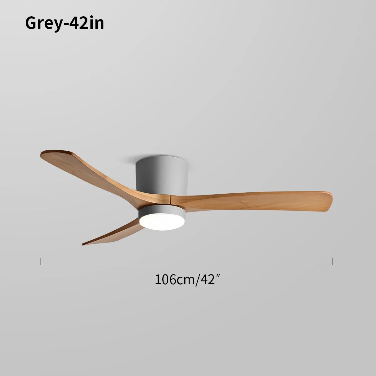 Large Low Profile Ceiling Fan with Light – detail 13