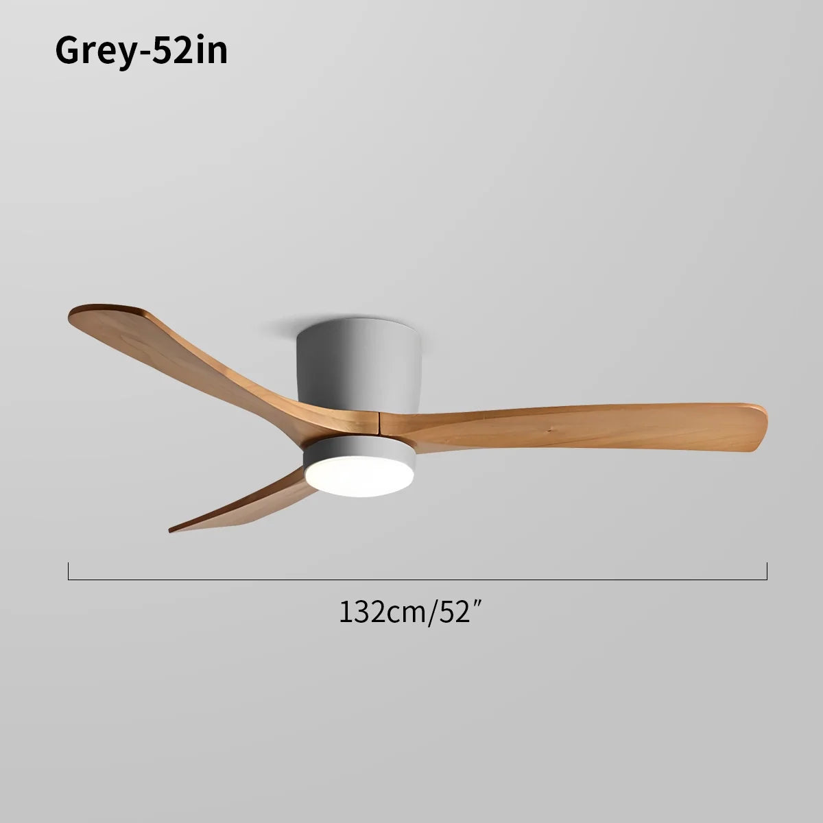 Large Low Profile Ceiling Fan with Light – detail 15