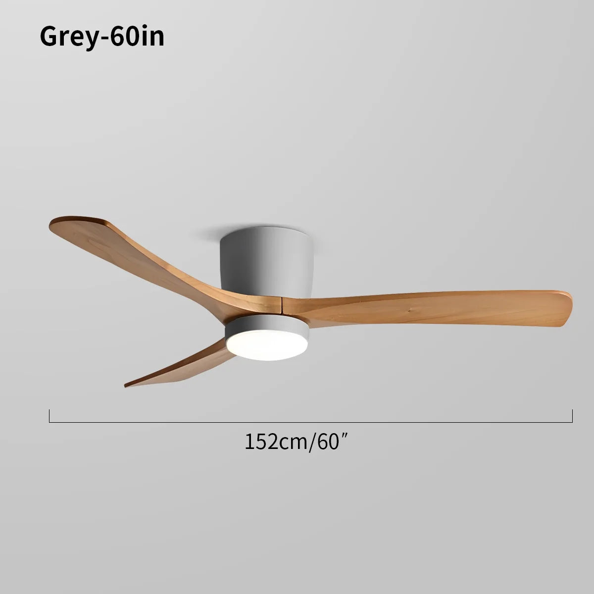 Large Low Profile Ceiling Fan with Light – detail 16
