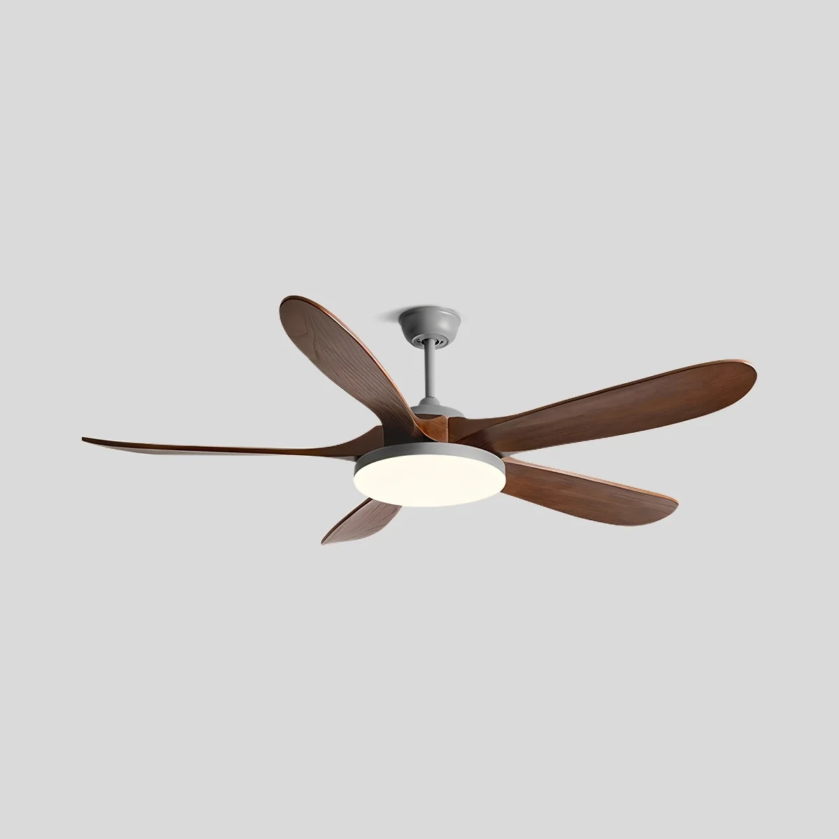 5-Leaf Wood Ceiling Fan Light – Wood detail 8