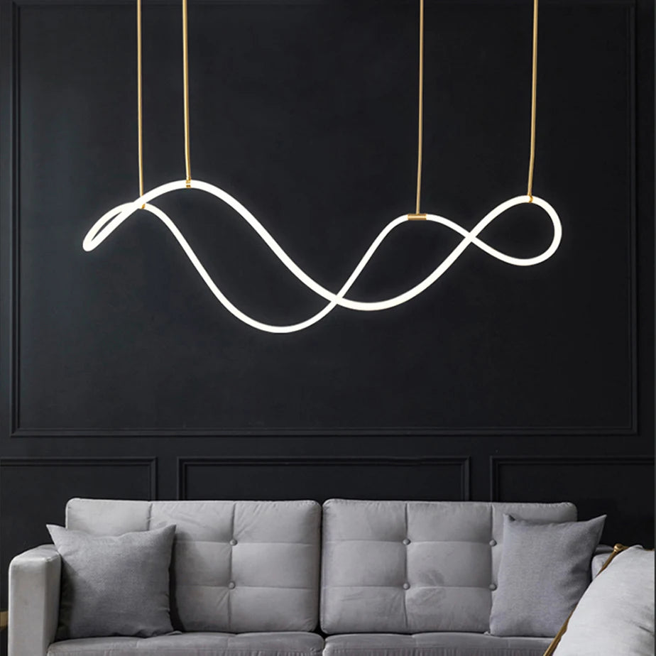 LED Nordic Golden White Minimalism Designer Lamp Light