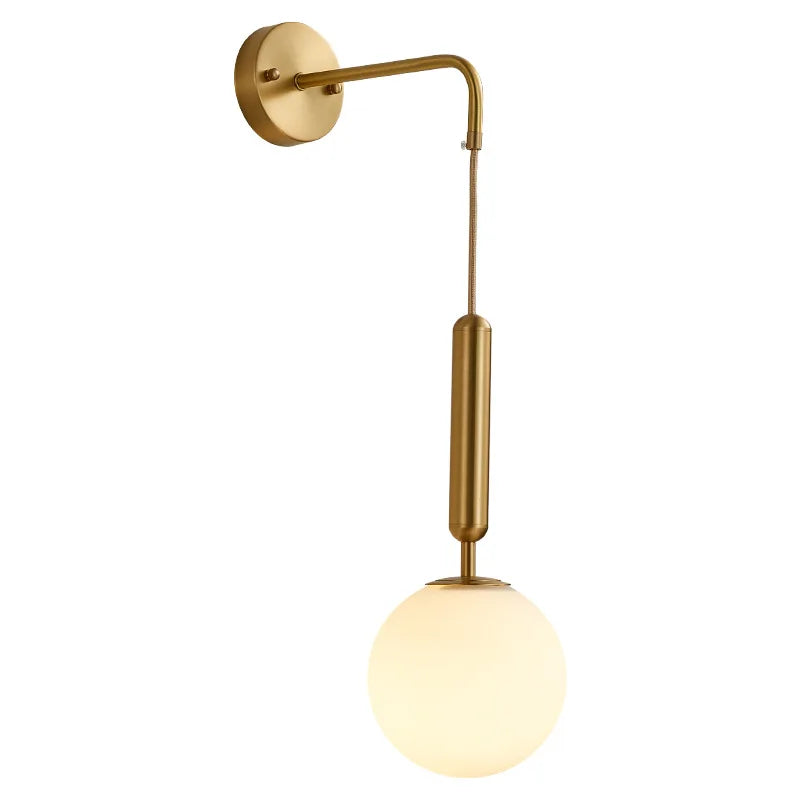 Wall Lamp LED Nordic Minimalist Glass Ball Sconce