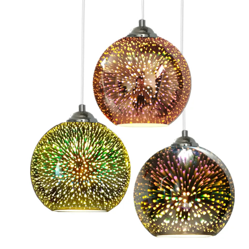 LED Pendant Light Nordic Glass Ball