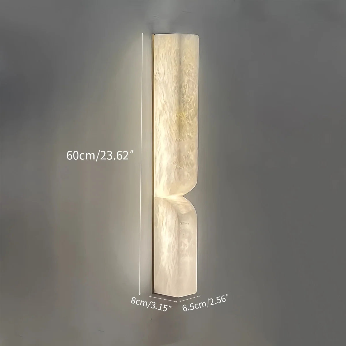 Light Spanish Alabaster Wall Sconce for Hallway – Alabaster detail 10