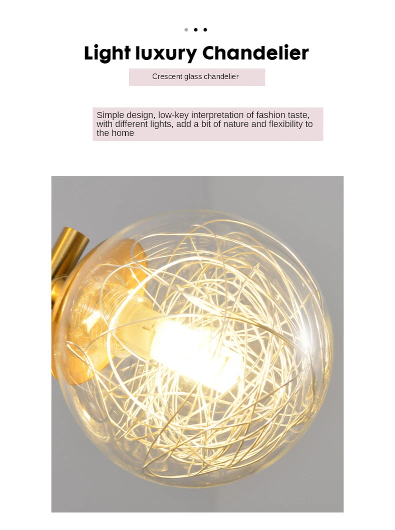 Glass LED Pendant