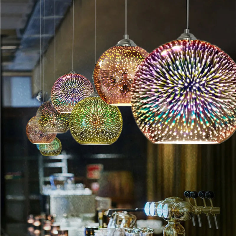 LED Pendant Light Nordic Glass Ball
